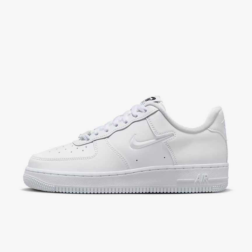 Nike Air Force 1 Shadow Sneaker in White/White/White at Nordstrom, Size 9