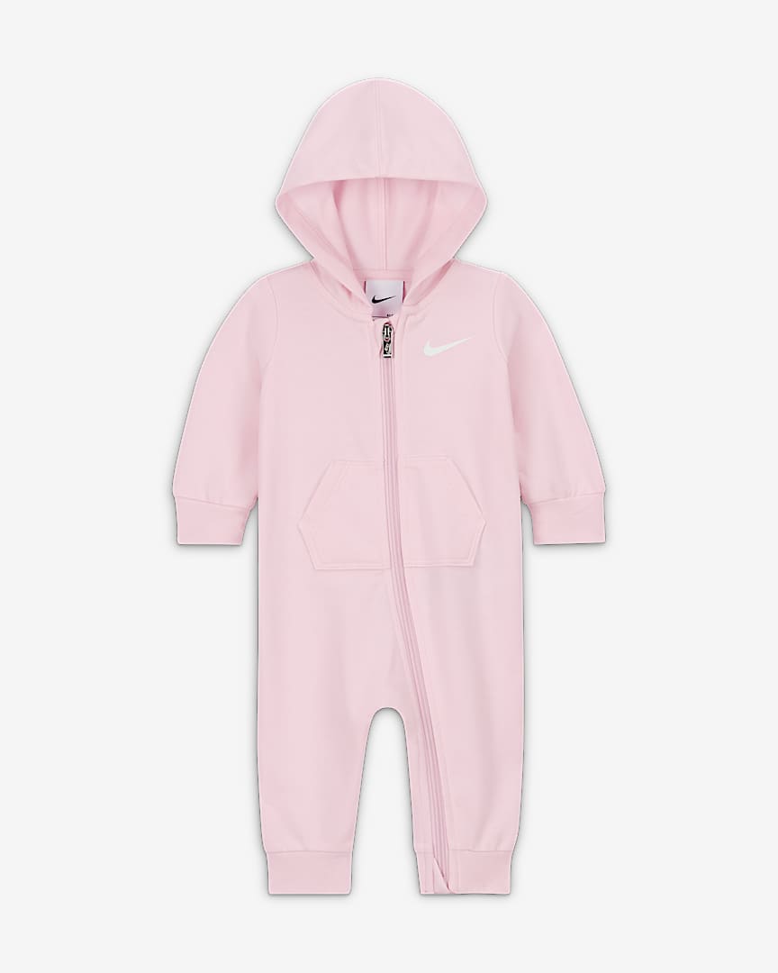 Nike Essentials Baby (0-9M) Hooded Coverall