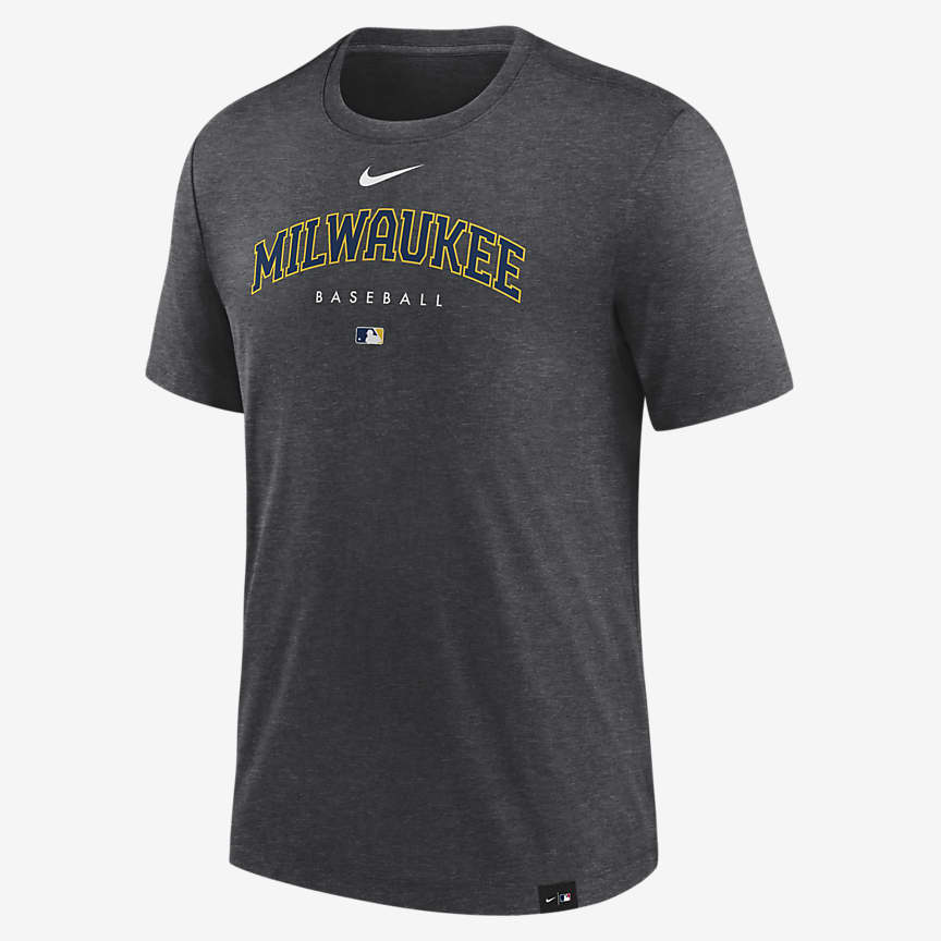Milwaukee Brewers Home Team Athletic Arch Men's Nike MLB T-Shirt 