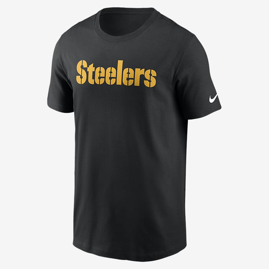 Pittsburgh Steelers Primetime Wordmark Essential Men's Nike NFL T-Shirt ...