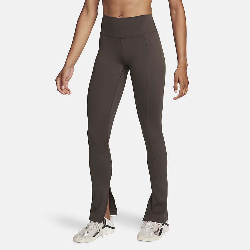 Leggings com bainha dividida e cintura subida a todo o comprimento Nike One  para mulher. Nike PT