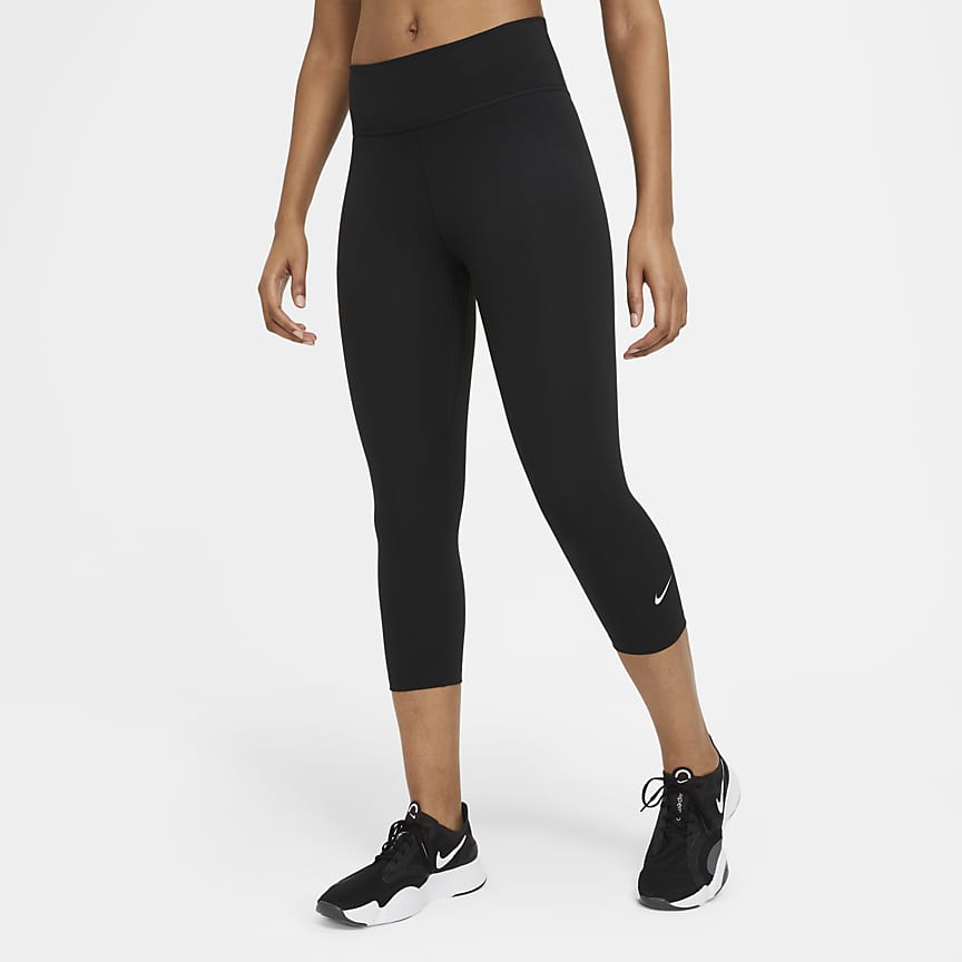 Nike Womens Yoga Wrap 7/8 Leggings - Black