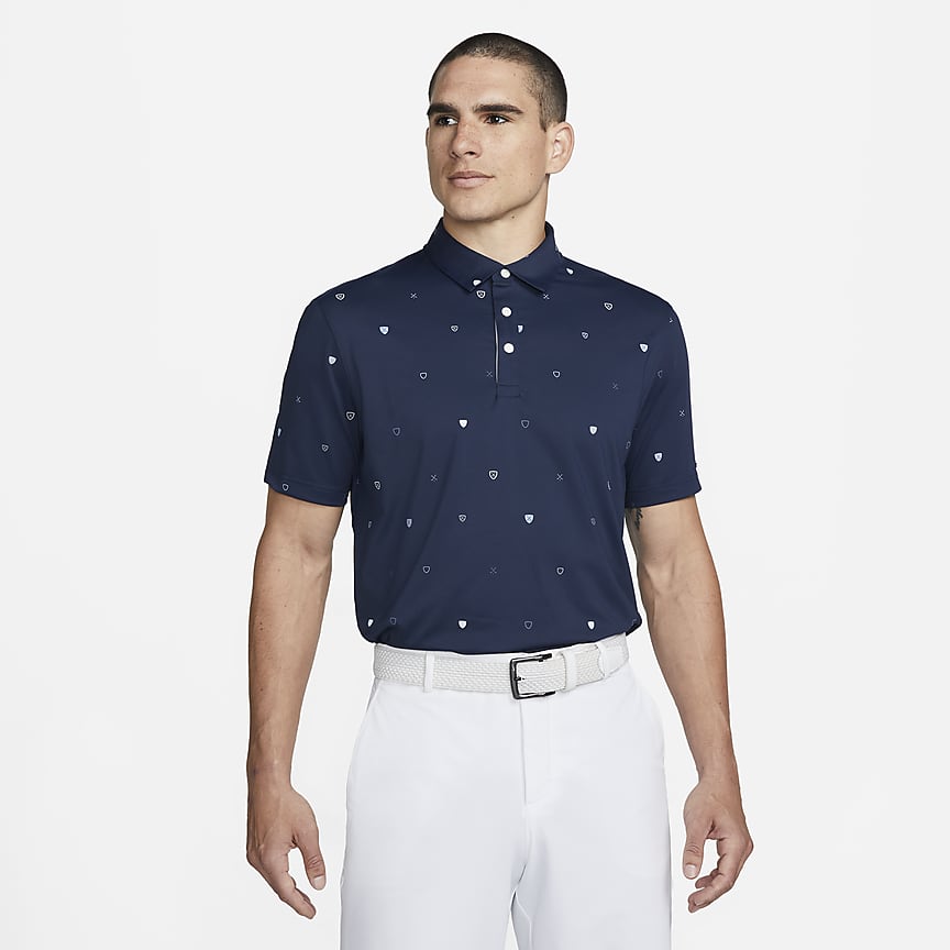 nike button down collar golf shirt