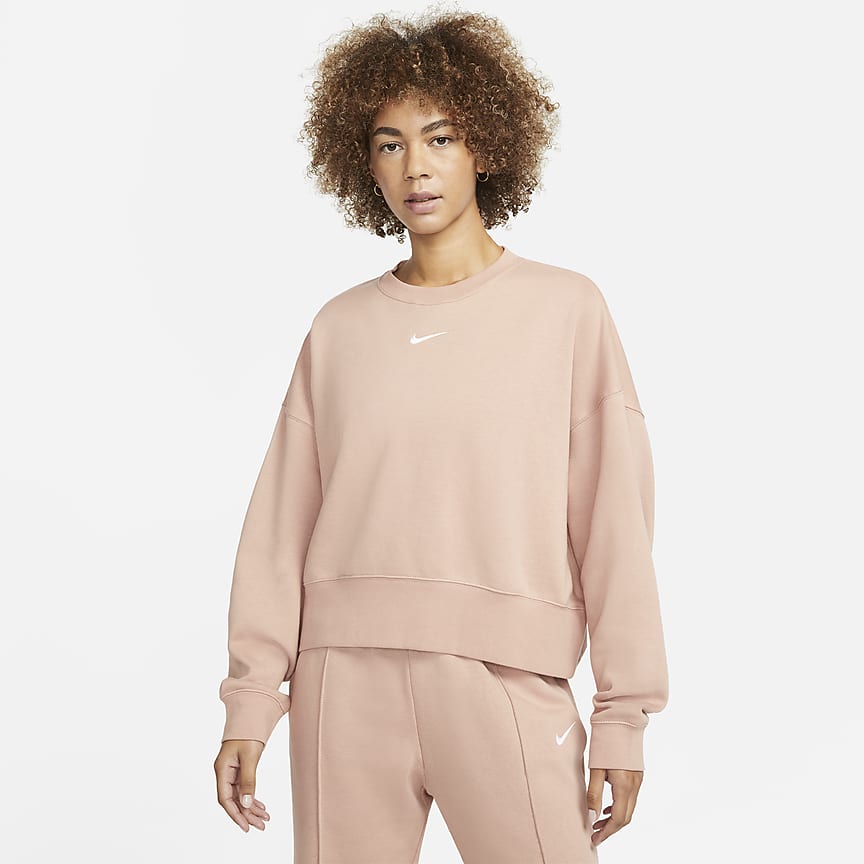 Oversized Fleece Crew. Nike 