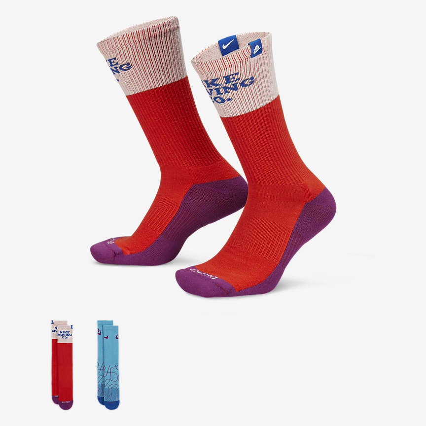 Nike Everyday Plus Cushioned Tie-Dye Crew Socks (2 Pairs). Nike.com