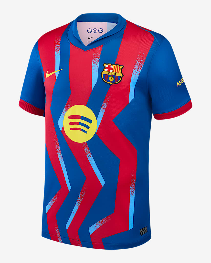 Pedri Barcelona 2025/26 Match Fourth Men's Nike Dri-FIT ADV Soccer Jersey