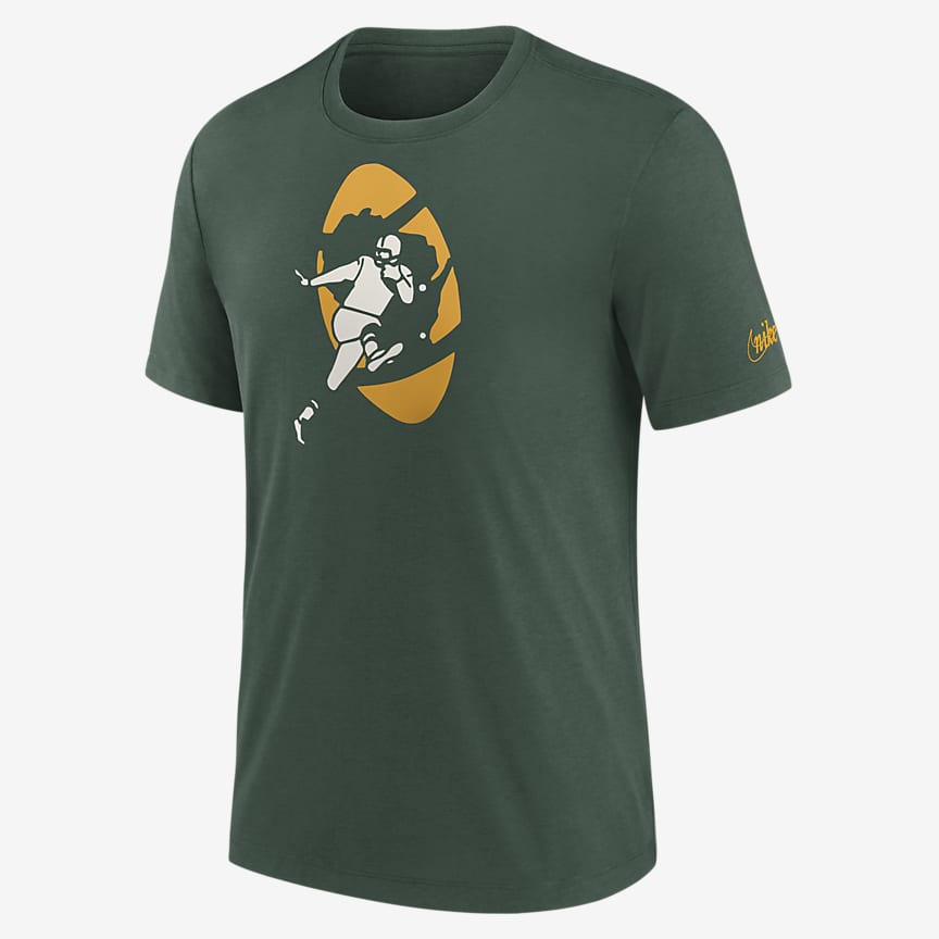 Green Bay Packers Rewind Logo Men's Nike NFL T-Shirt. Nike.com