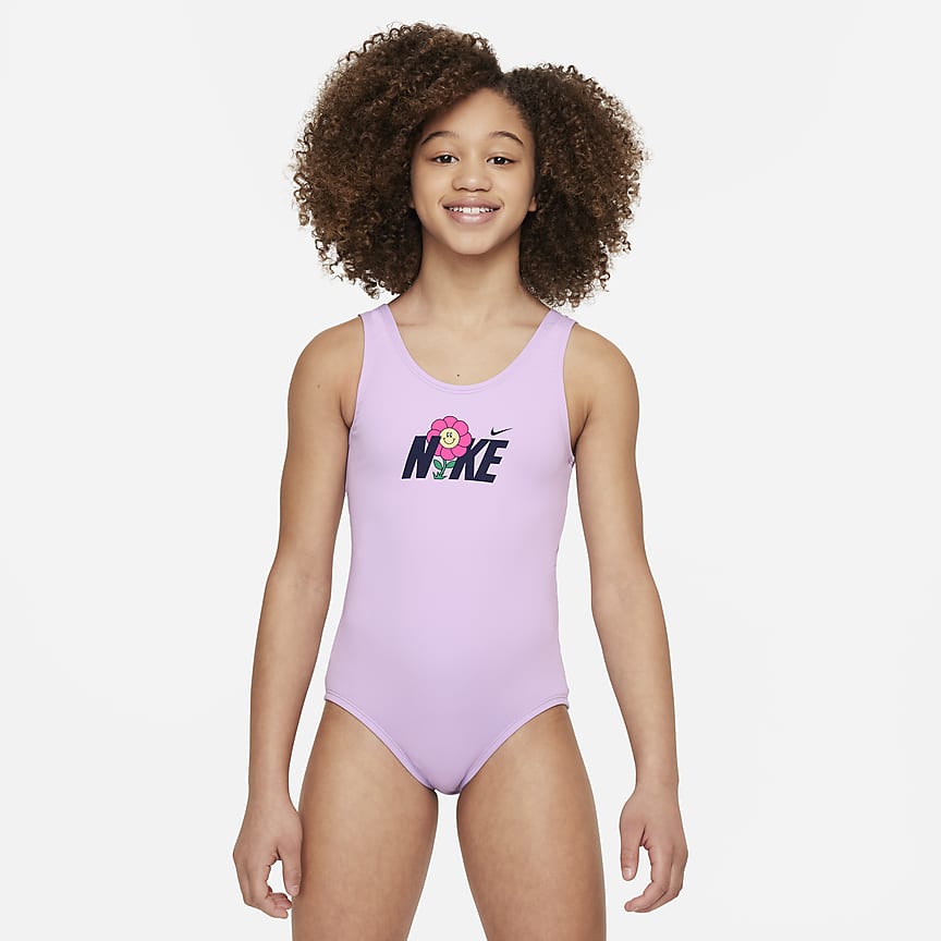 Nike Older Kids' (Girls') T-Crossback Midkini Swim Set. Nike LU