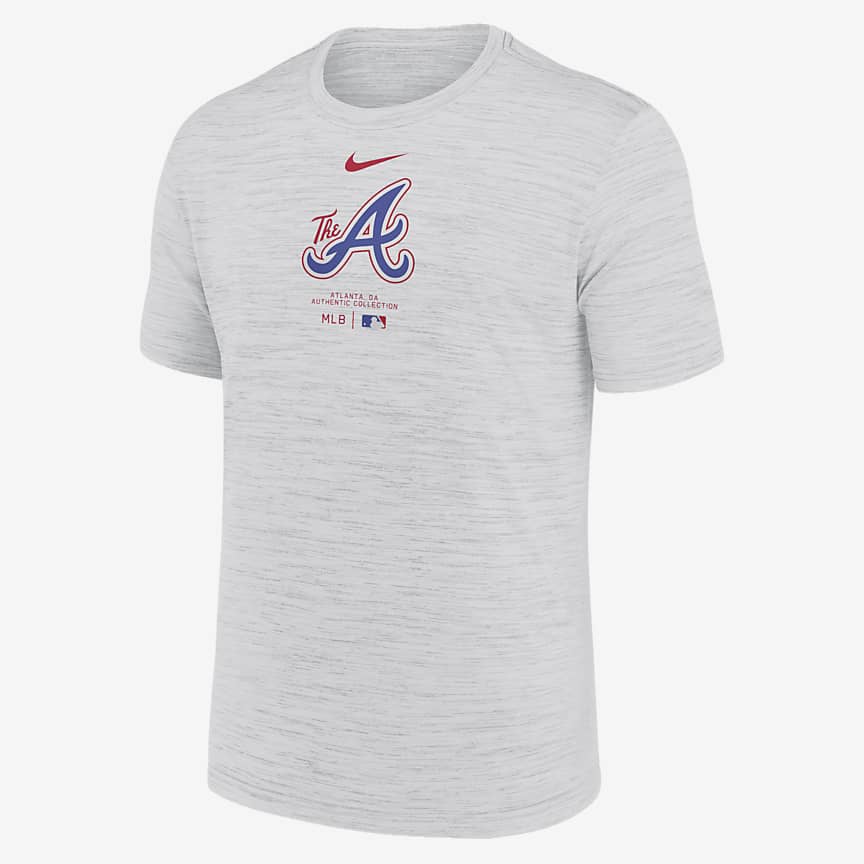 Atlanta Braves Authentic Collection Early Work Women's Nike Dri-FIT MLB  T-Shirt