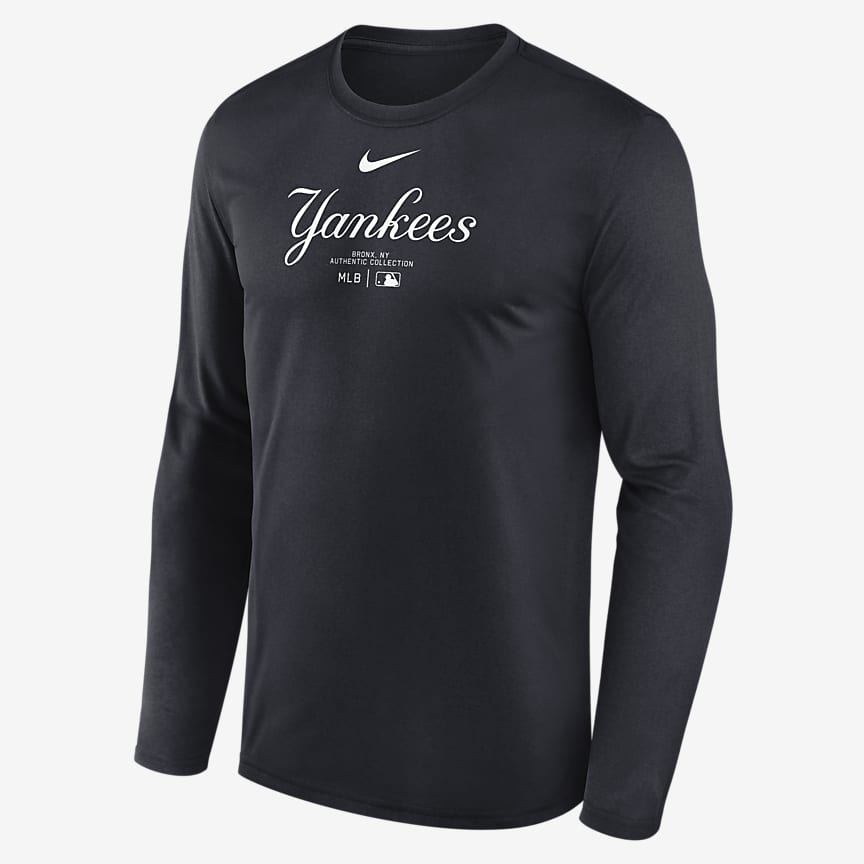 yankees dri fit long sleeve