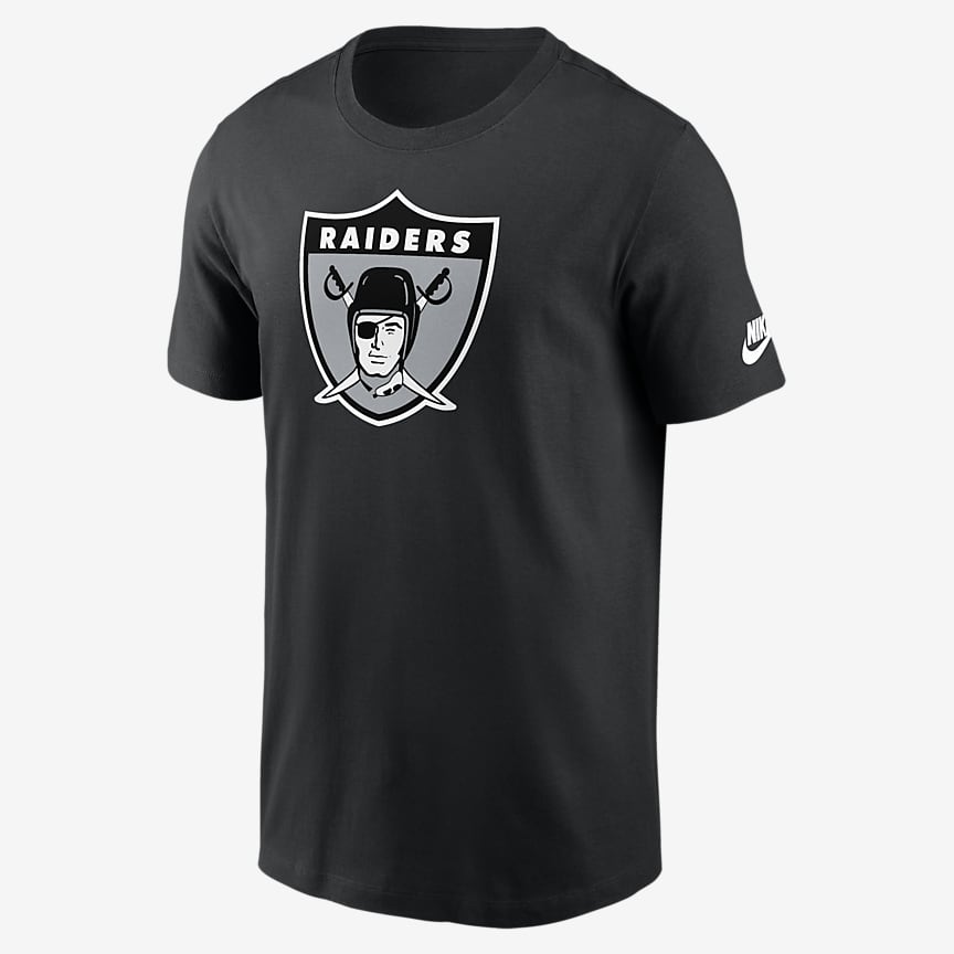 Playera Nike de la NFL para hombre Las Vegas Raiders Blitz Essential ...