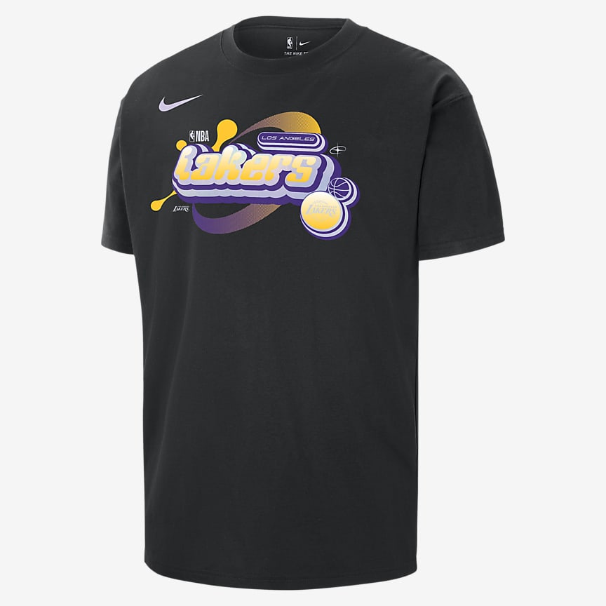 Los Angeles Lakers Men's Nike NBA Long-Sleeve Max90 T-Shirt. Nike.com