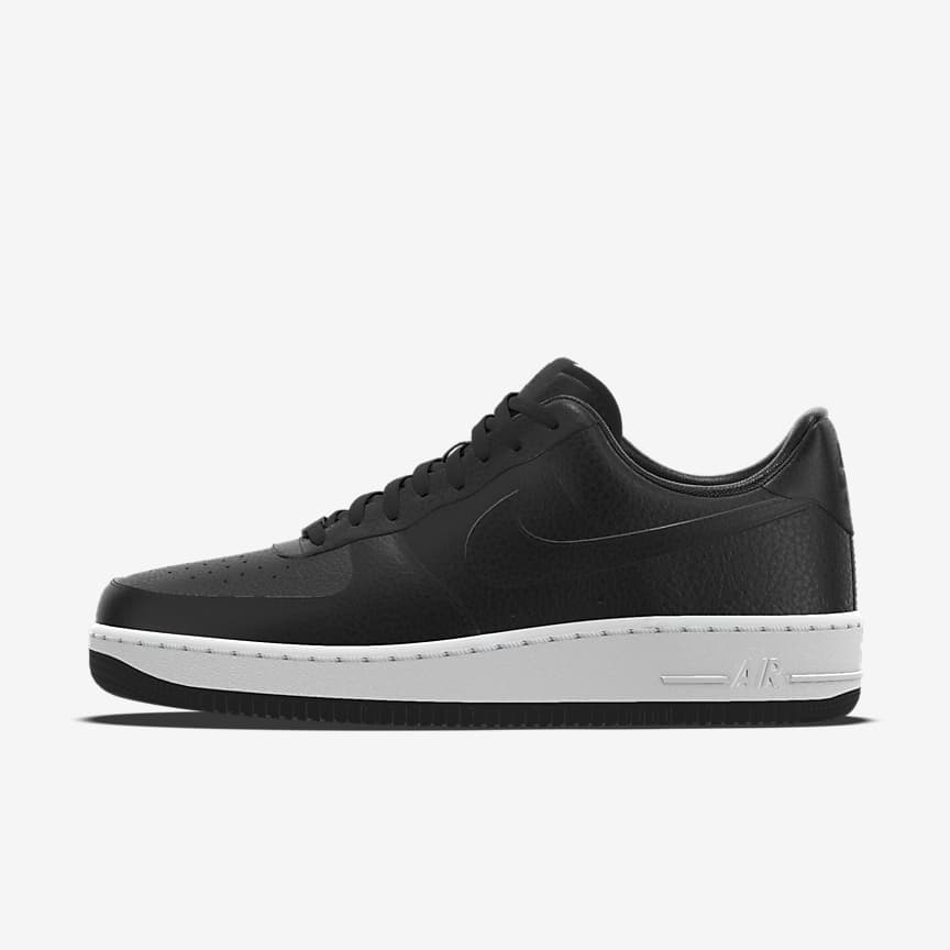 Nike air force 1 low retro qs black/white men's shoe hotsell