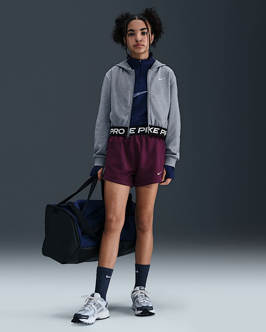 Nike One Girls' Dri-FIT 3" 2-in-1 Shorts