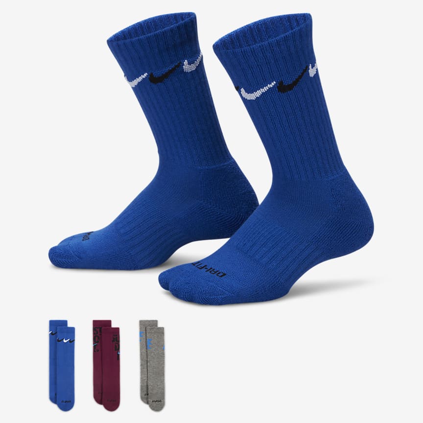 Nike Camo Dri-FIT Crew Socks (3 Pairs) Little Kids' Socks. Nike.com