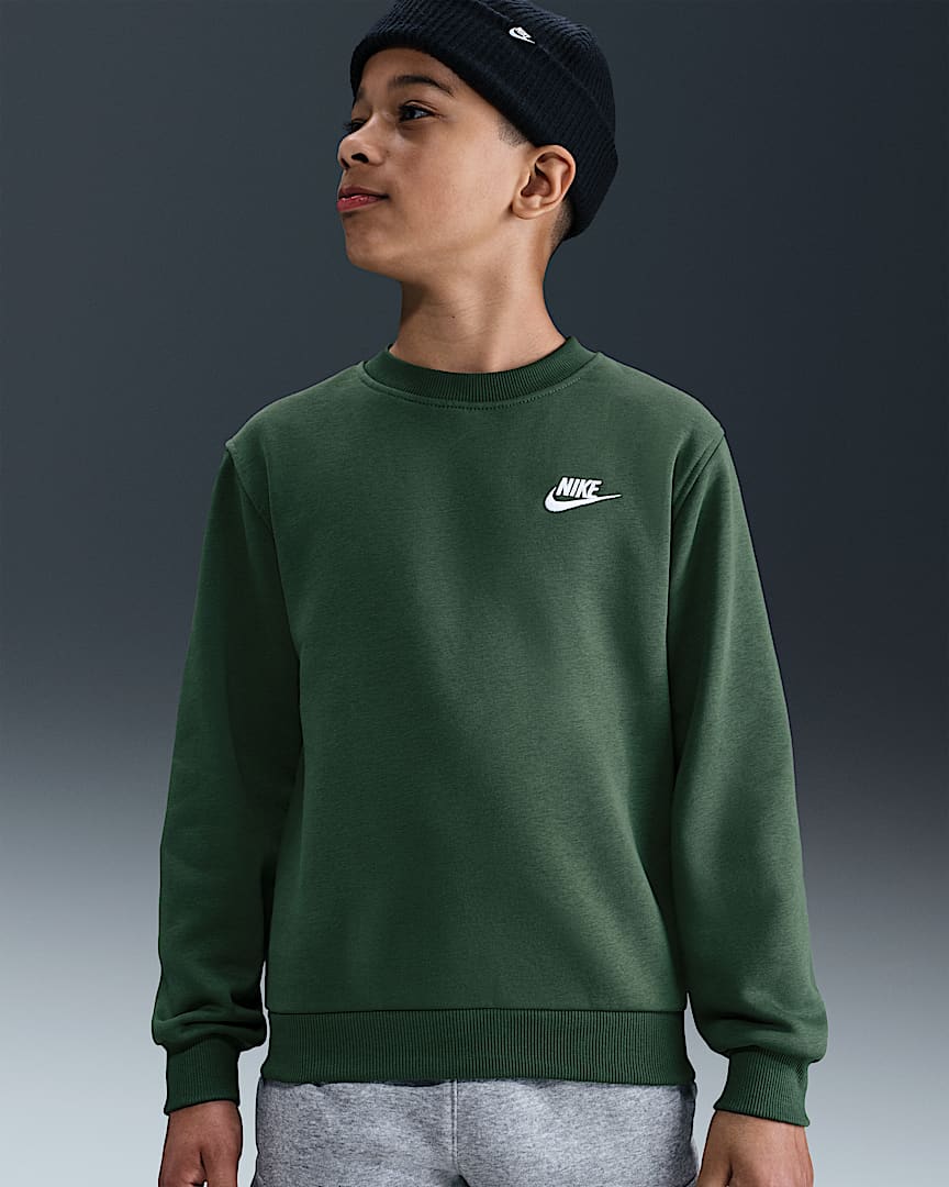 Nike Sportswear Club Fleece Big Kids' Sweatshirt