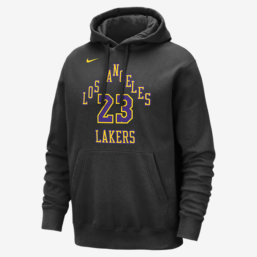Los Angeles Lakers Club Men's Nike NBA Pullover Hoodie. Nike UK