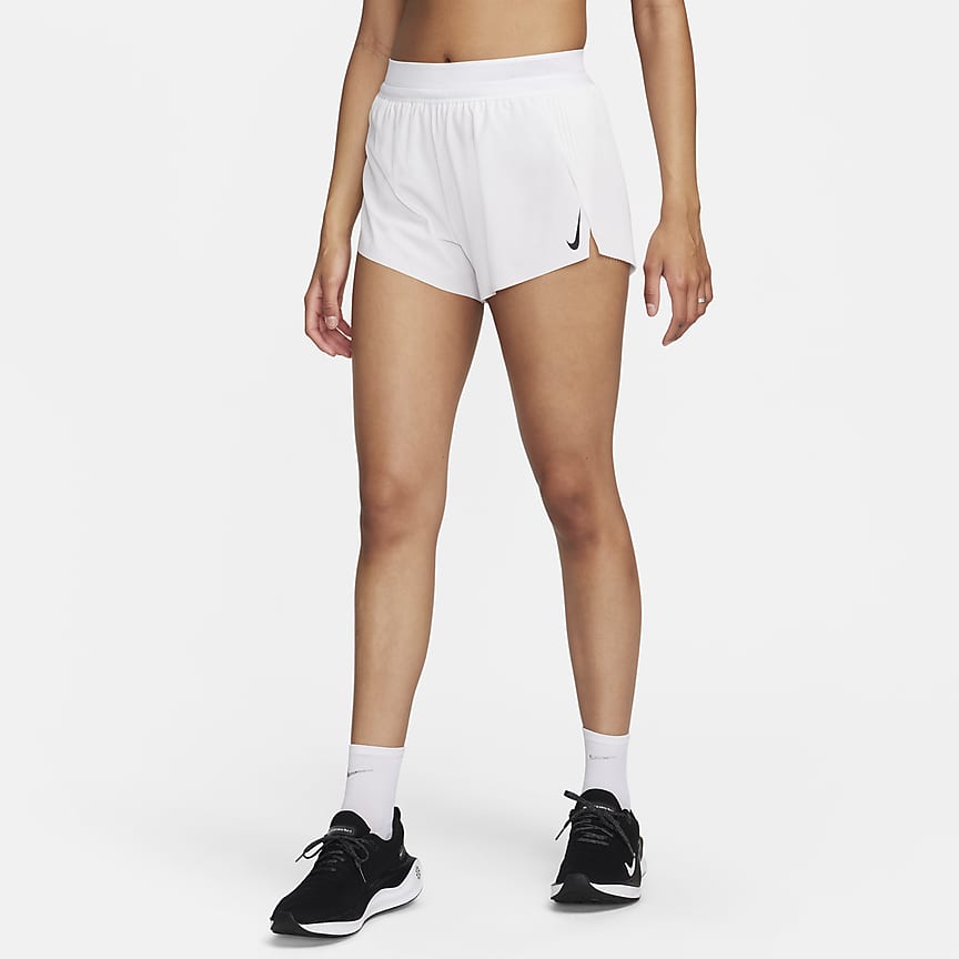 Women's Nike Aeroswift RunTraining Shorts Lined Slim Fit CJ2365 010 Size XL