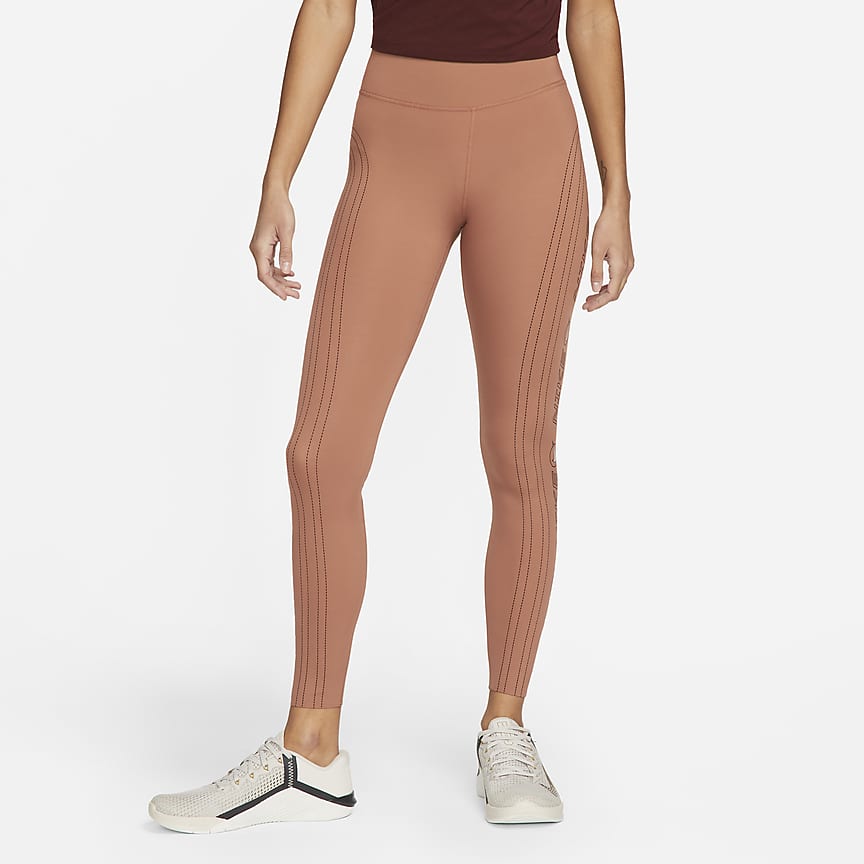 Mid-Rise Printed Leggings. Nike LU