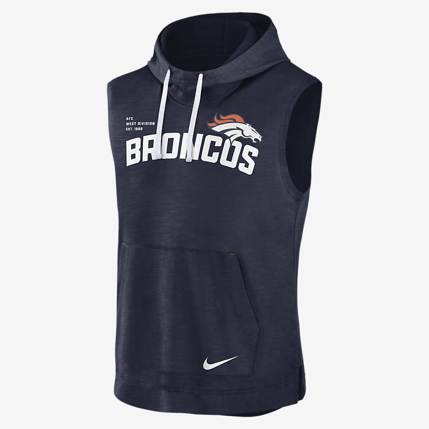 Men's Nike Navy Denver Broncos Local Pullover Hoodie