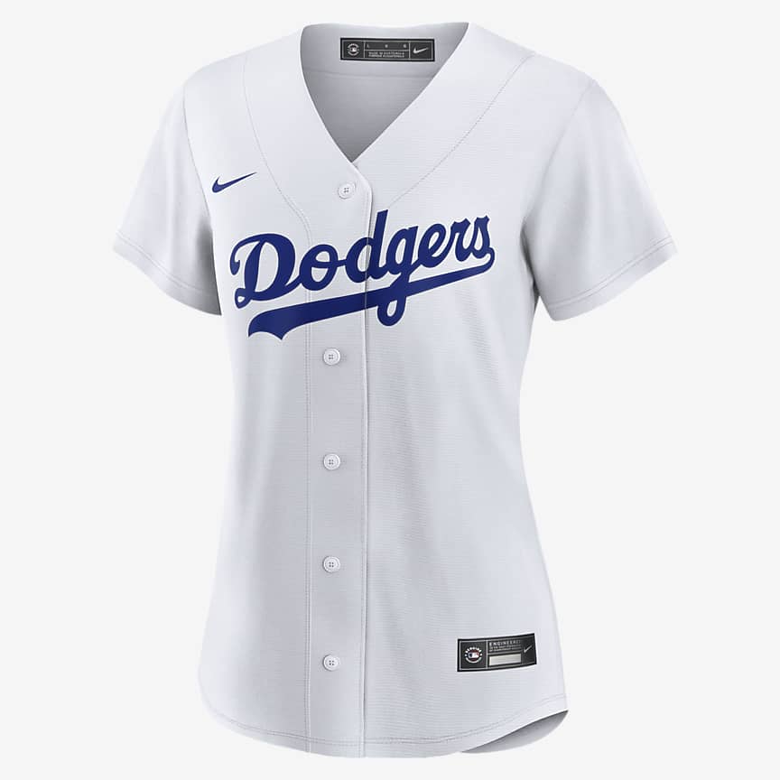 NIKE Dodgers Coop Logo Tee Camiseta Fitness Hombre con Estampado Grande  N199-4EW-LOD-GDO Azul