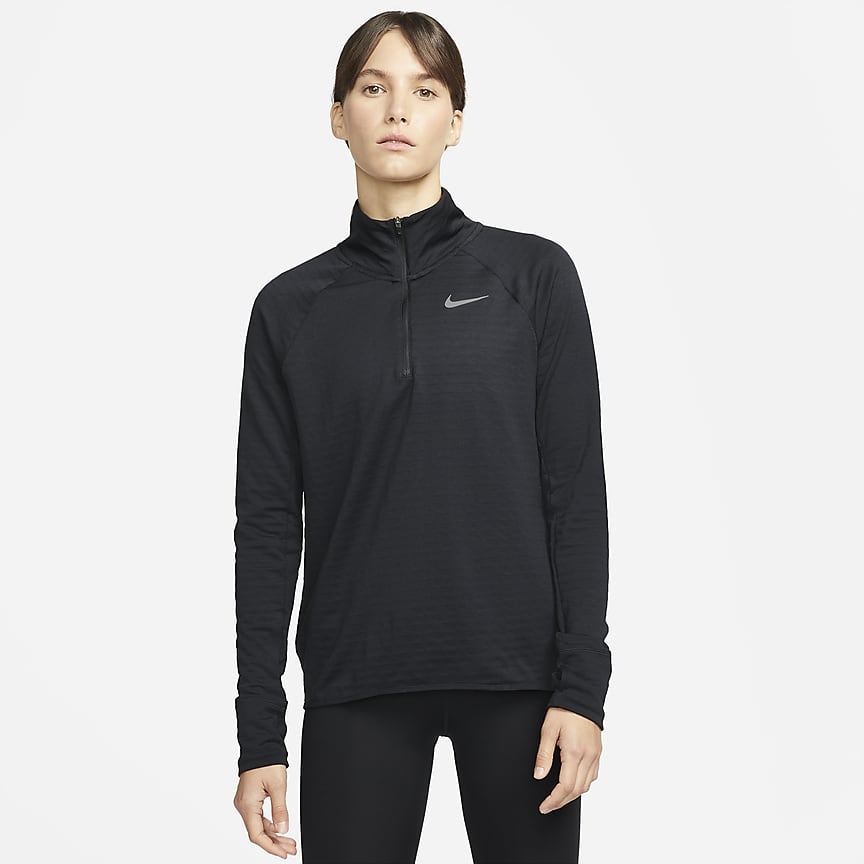 Nike half zip store women's