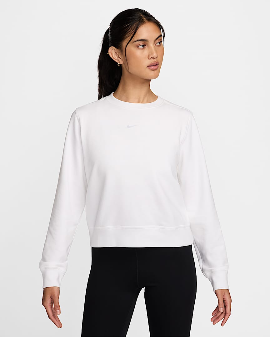 Nike Dri-FIT One Women's Crew-Neck French Terry Sweatshirt