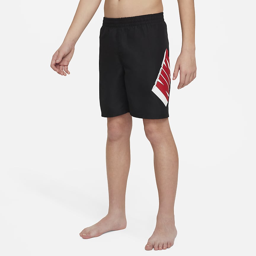 Nike Youth Big Swoosh Swim Brief Black NESS6049 - Size 24 NEW WT