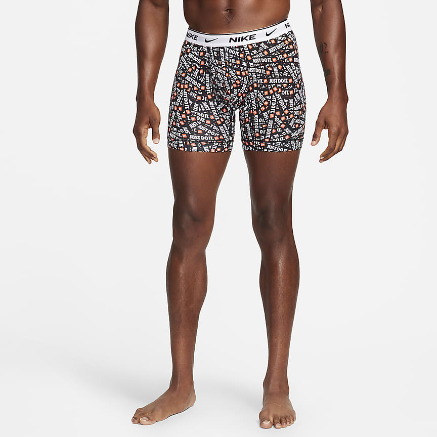 Men Nike 3-Pack Dri-FIT Essential Micro Stretch Trunk Black Underwear  (R-B-Y)