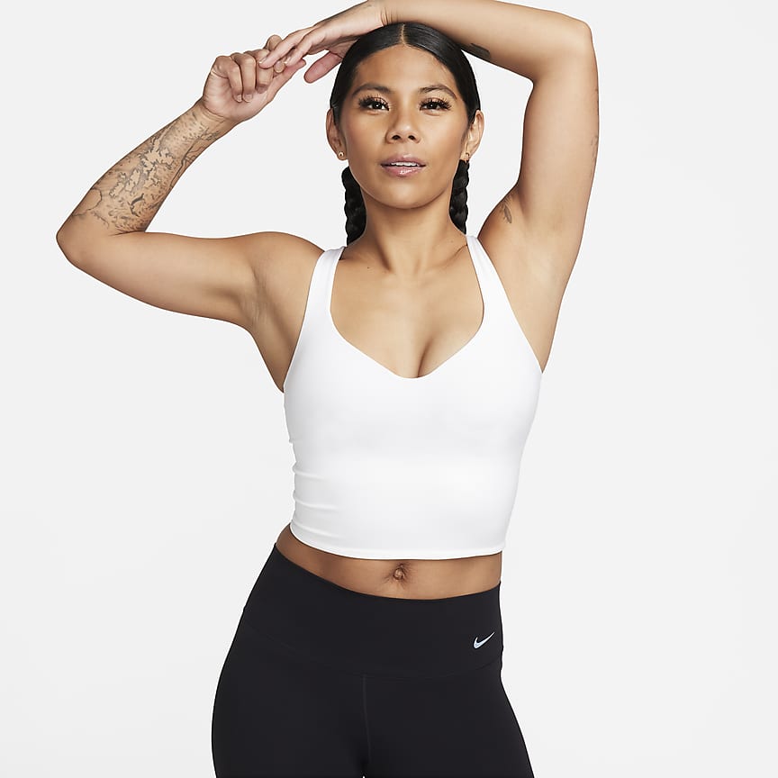 Buy Nike Blue Dri-FIT Indy Medium-Support Padded Plunge Cutout Sports Bra  from Next Luxembourg