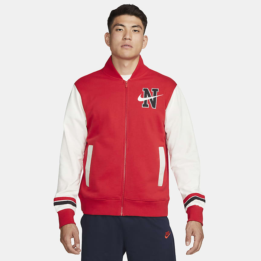 Retro Fleece Varsity Jacket. Nike FI