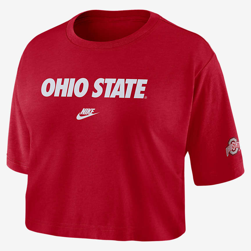 Ohio State Swoosh Fly Women's Nike College 1/4-Zip Top.