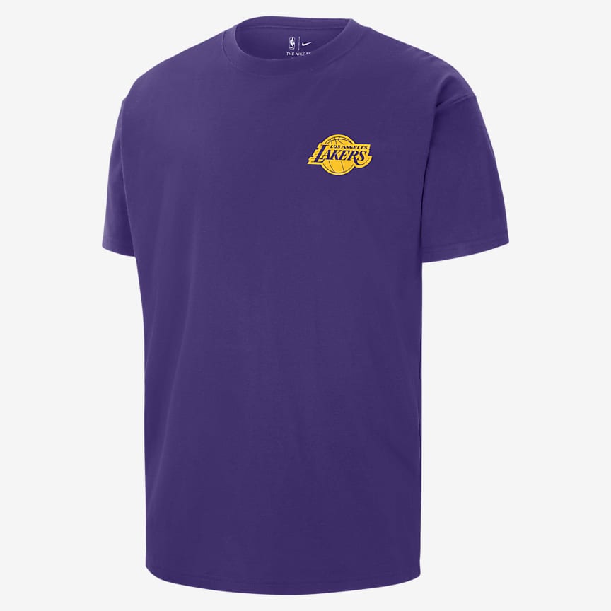 Los Angeles Lakers Courtside Men's Nike NBA Max90 T-Shirt. Nike.com