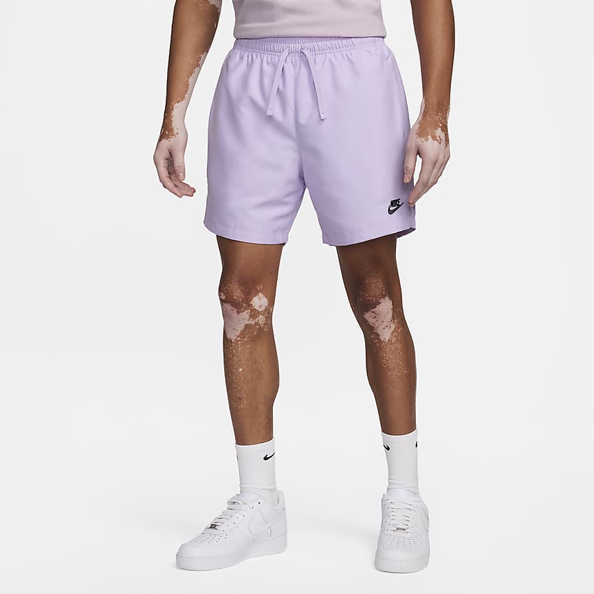 Nike Men's Sportswear Sport Essentials Woven Lined Flow Shorts-Purple -  Hibbett