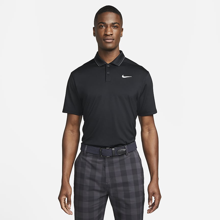 no collar nike golf shirts