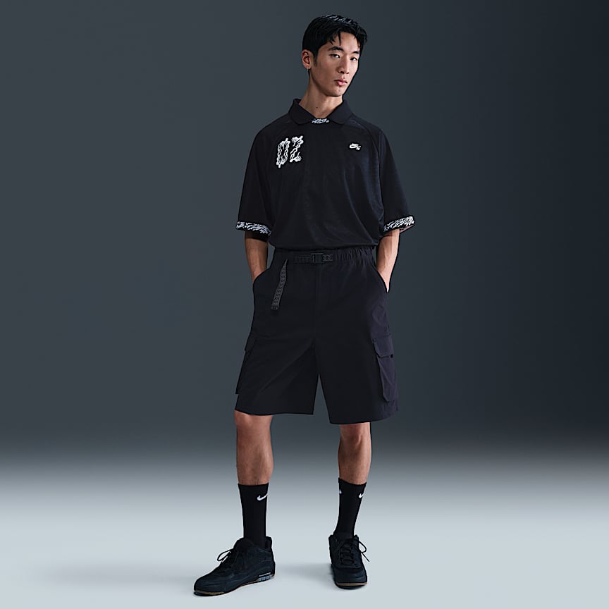 NIKE(ナイキ)レディース　ADV スリーブレス スケートボードジャージー ナイキ（NIKE）（レディース）オーバーサイズド ショート
