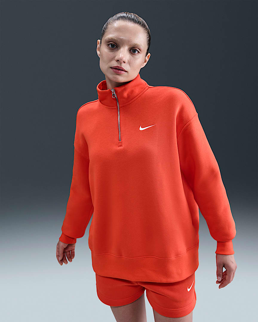 Nike Sportswear Phoenix Fleece Women's Oversized 1/4-Zip Long Sweatshirt