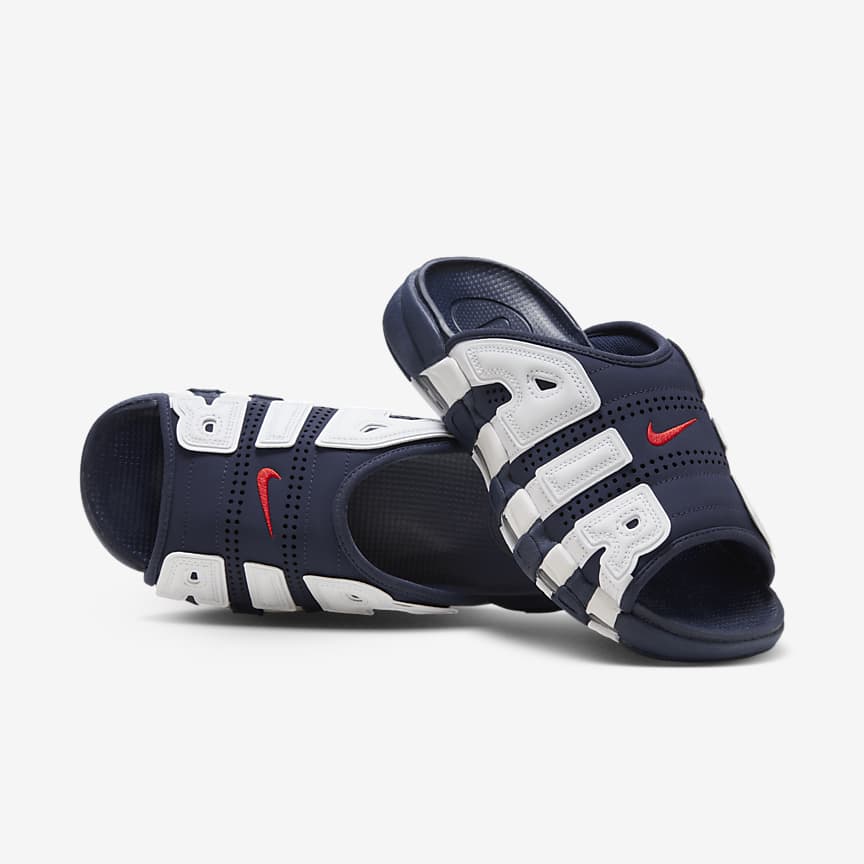 Nike◆ナイキ エア モア アップテンポ メンズ スライドサンダル ナイキ NIKE NIKE AIR MORE UPTEMPO SLIDE ナイキ エアモア