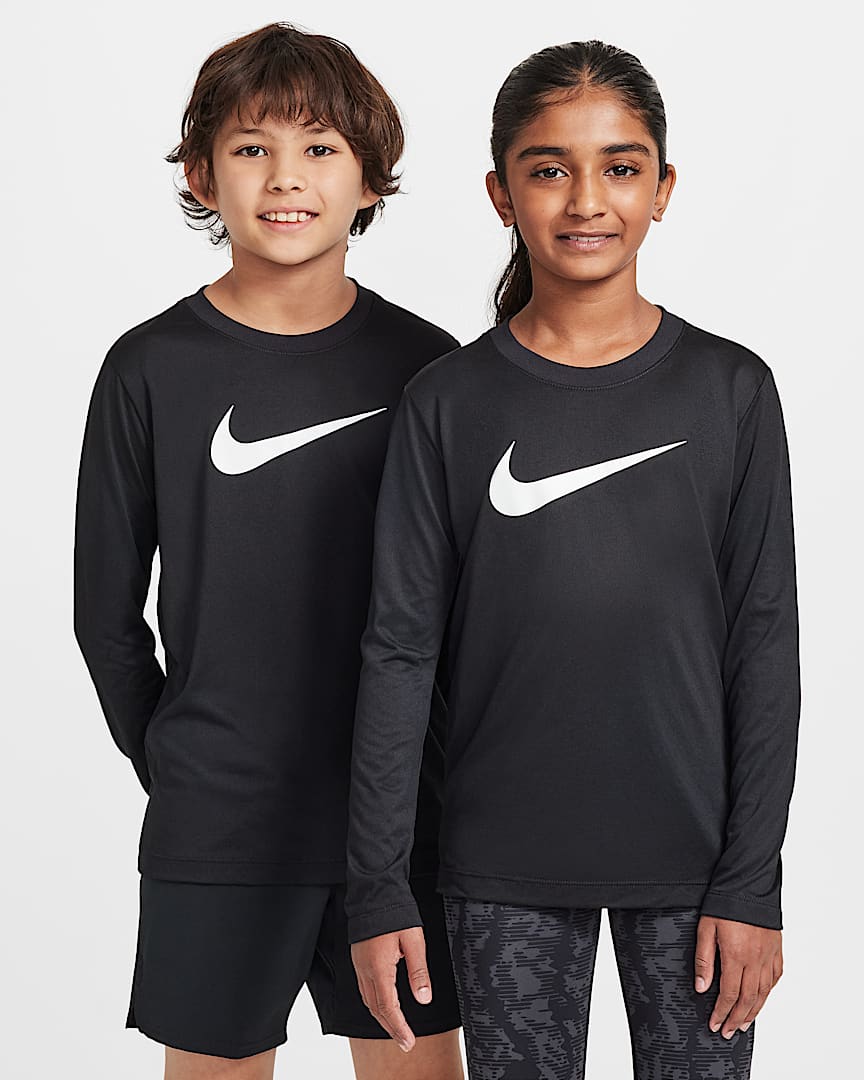 Nike Legend Big Kids' Dri-FIT Long-Sleeve T-Shirt