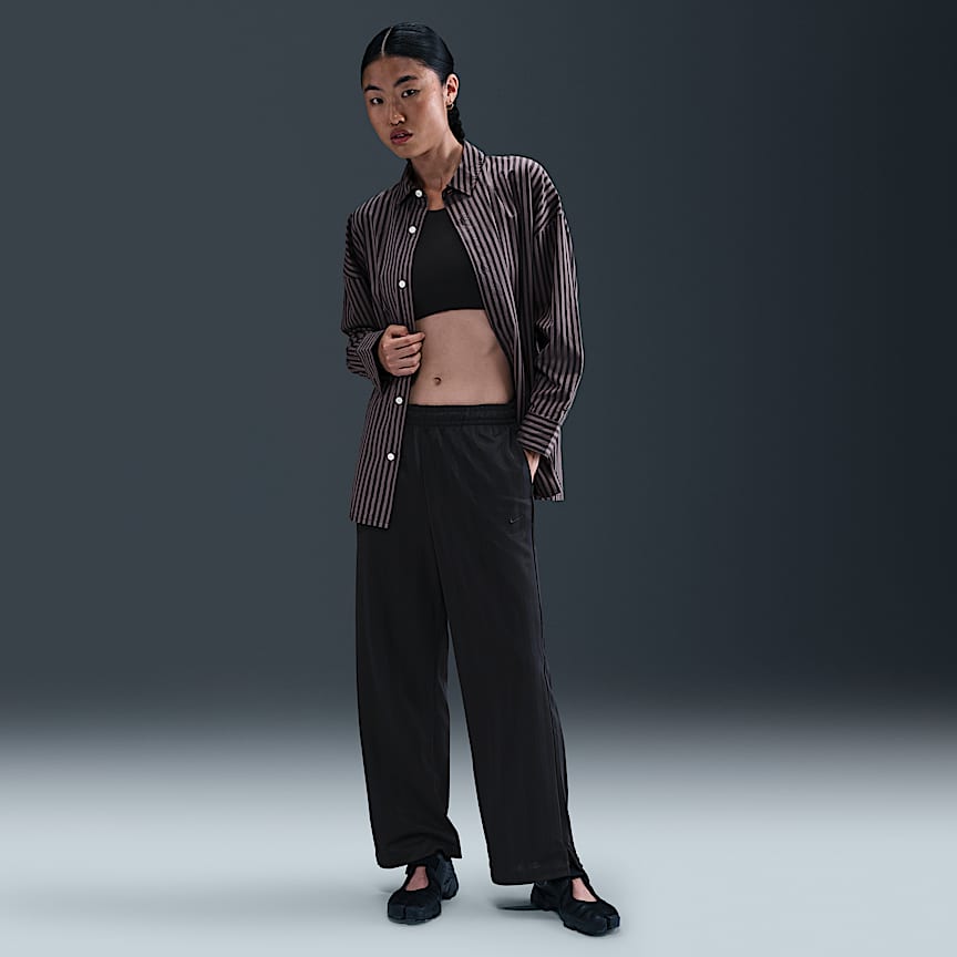 ✅90s NIKE TEAM ナイキ リンガー トリム ハーフボタン シャツ ✓90s NIKE TEAM ナイキ リンガー トリム ハーフボタン シャツ
