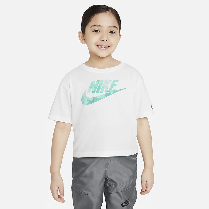 Nike Swooshfetti Logo Tee Little Kids T-Shirt. Nike.com