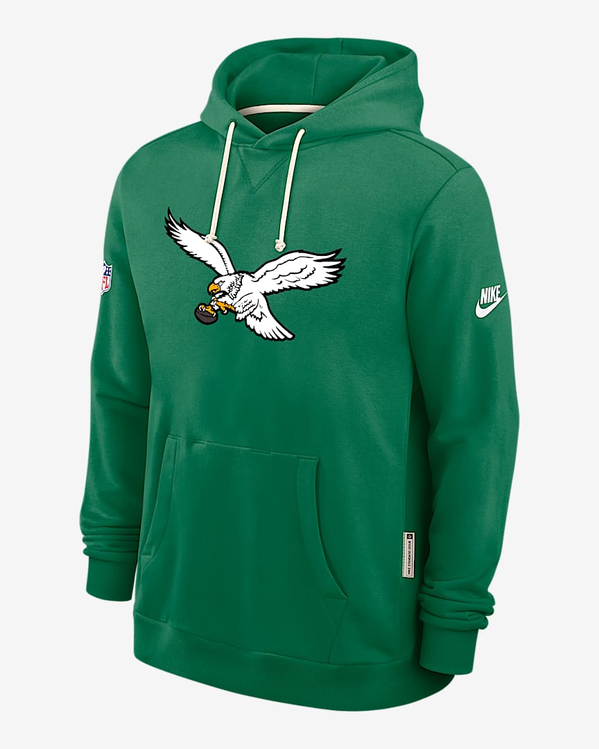 Philadelphia Eagles Alt Offensive Set Play Sideline Men's Nike Dri-FIT NFL Pullover Hoodie