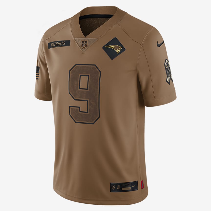 Nike Denver Broncos No13 KJ Hamler Olive/Gold Youth Stitched NFL Limited 2017 Salute To Service Jersey