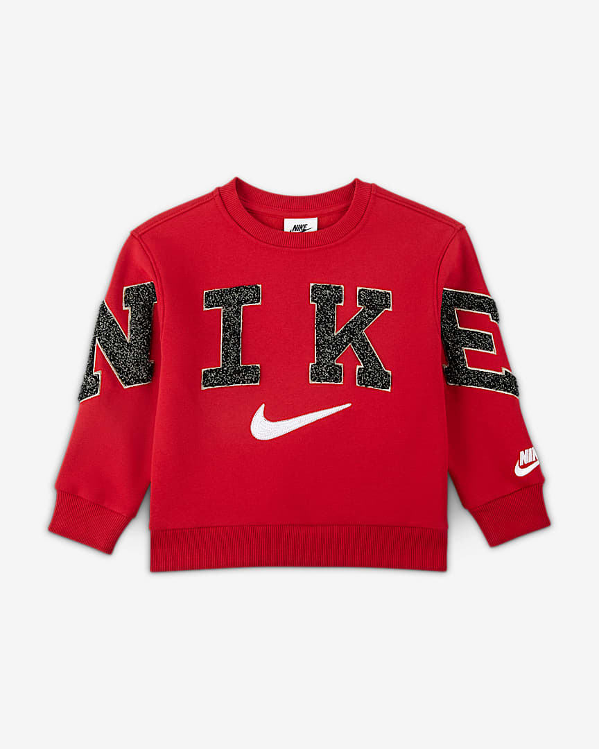 Nike Club Little Kids' Chenille Fleece Crew