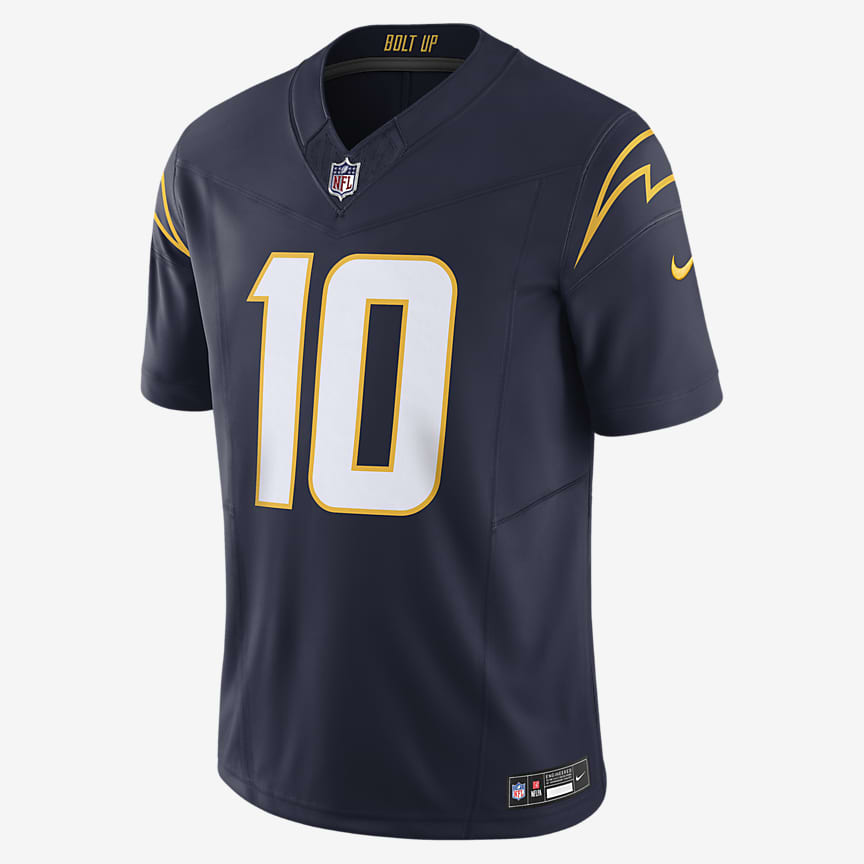 Justin Herbert Los Angeles Chargers Men's Nike Dri-FIT NFL Limited ...