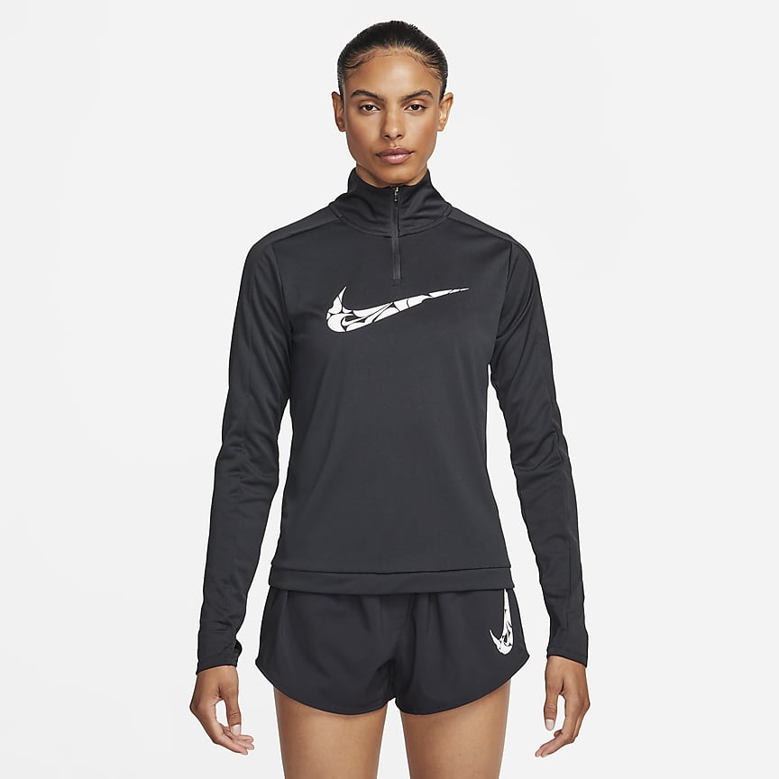 Nike Swoosh Women's Hooded Printed Running Jacket. Nike NL