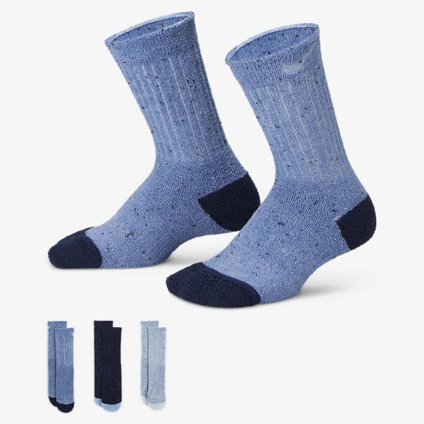 Nike Smiley Crew Socks (6 Pairs) Little Kids DriFIT Socks.
