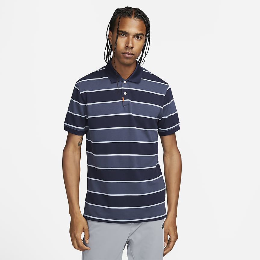 mens striped polo t shirt