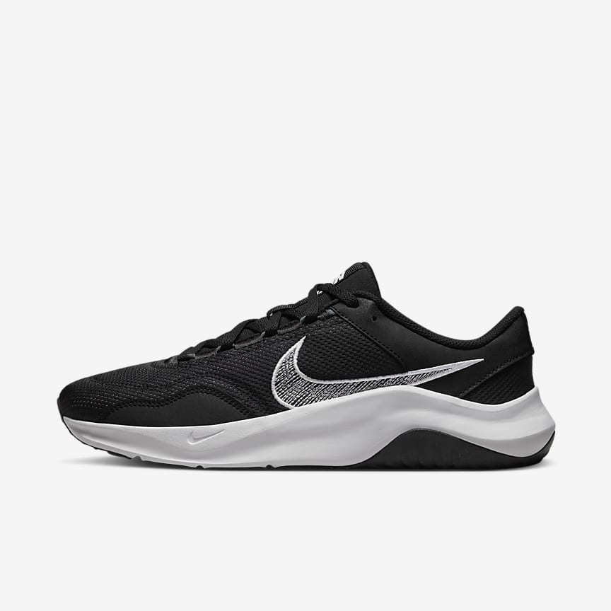 All black nike outlet workout shoes