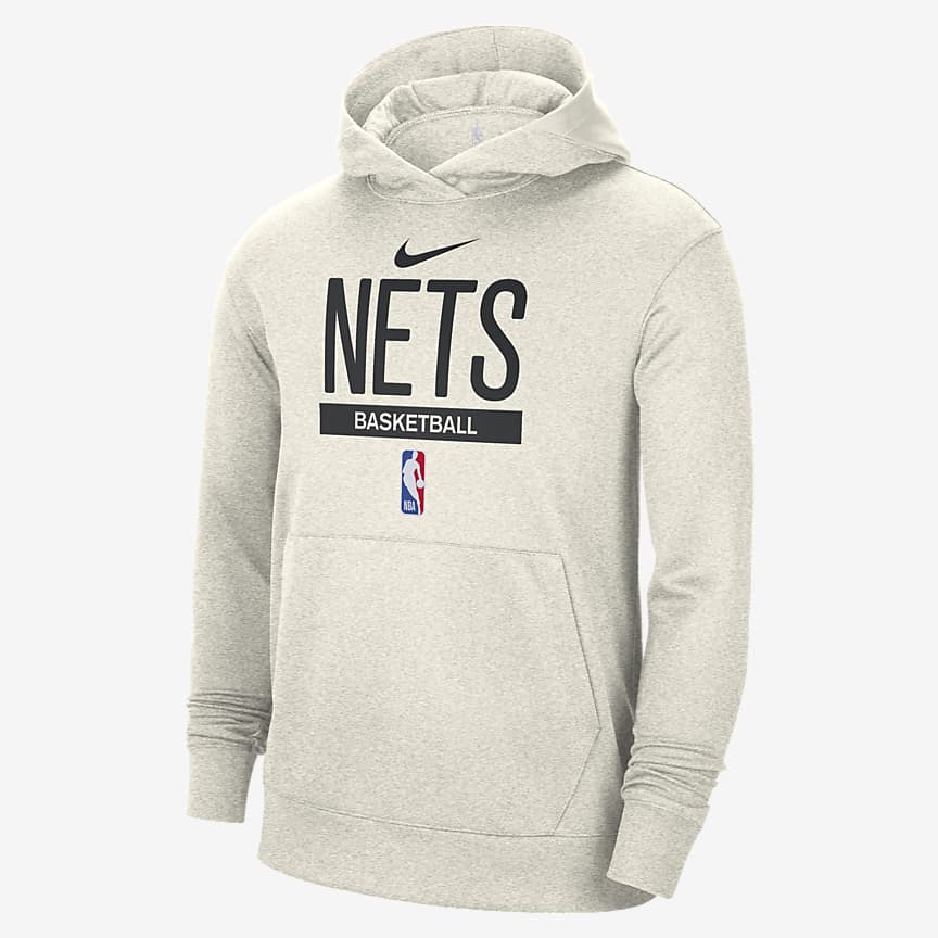 Brooklyn Nets Mens Nike Nba Fleece Pullover Hoodie 